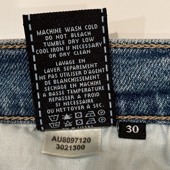 7 For All Mankind Luxe Vintage The Ankle Skinny Size 30 - Picture 12 of 16